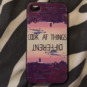 Look at things different iPhone 4 case