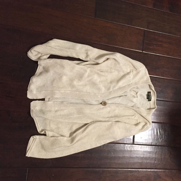 Eddie Bauer one button cardigan
