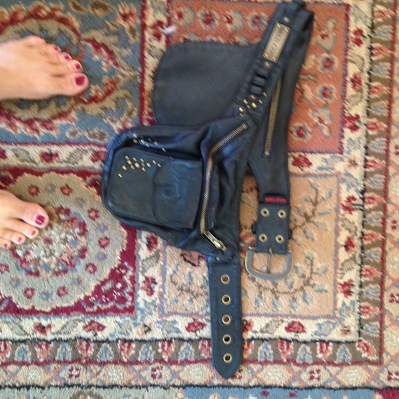 Wild card leather saddle belt - Picture 2 of 4