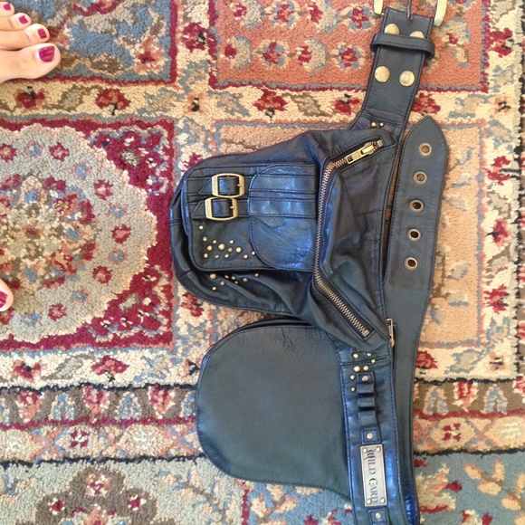 Wild card leather saddle belt - Picture 3 of 4