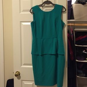 Calvin Klein peplum dress