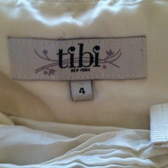 Tibi size 4 brown and white silk dress - Picture 3 of 3