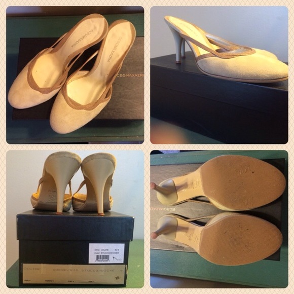 BCBG MAXAZRIA Suede Mules!  ⚡️SALE ⚡️