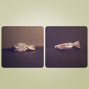 Silver Genuine Diamond Ring