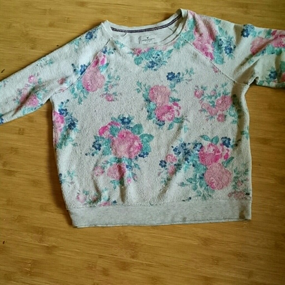 Pink rose sweater