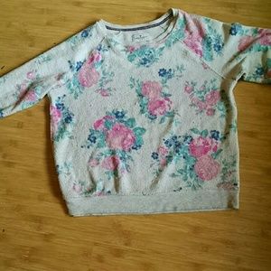 Pink rose sweater