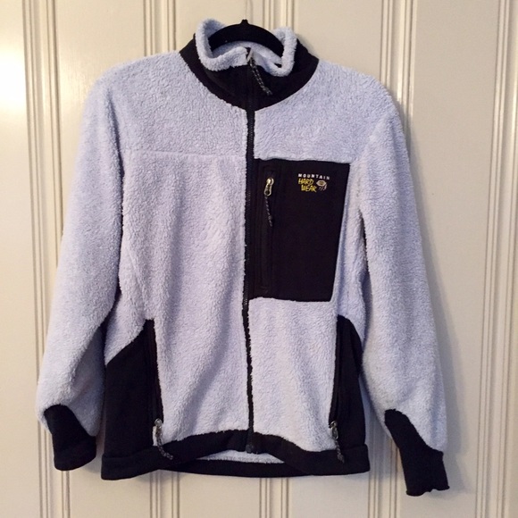 Mountain Hard Ware light blue fuzzy jacket size M