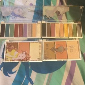 Elf eyeshadow and blush compacts Elsa and Belle