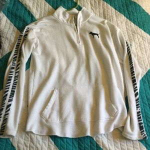 Pink Half-Zip hoodie