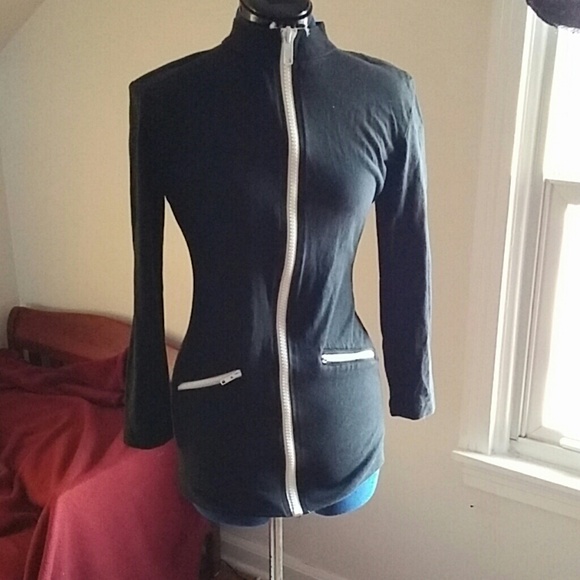 Long big zipper jacket