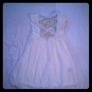 White Star-Studded Dress