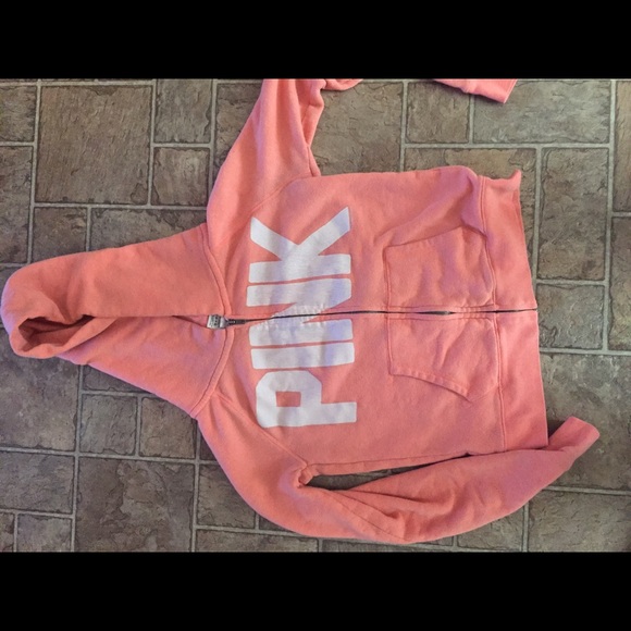 Pink full zip hoodie. FLASH SALE!!!💥💥💥