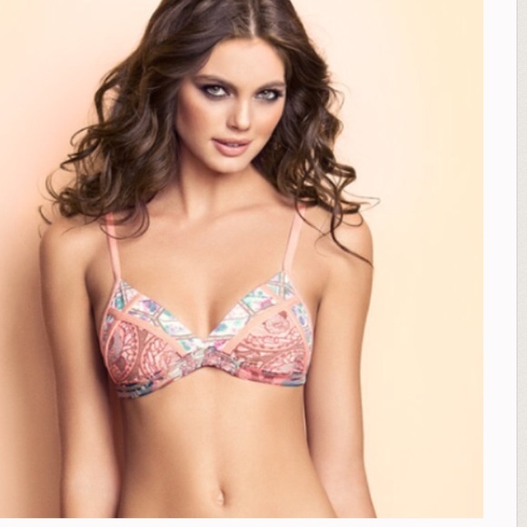 Maaji paprika Popsicle bikini top!!