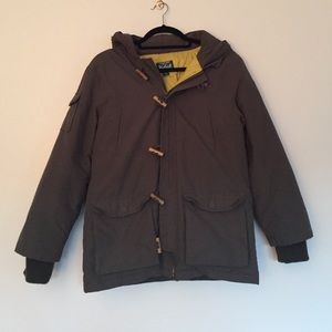 Woolrich olive green boys parka