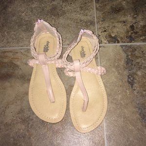 Braided sandals
