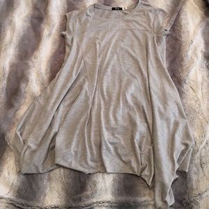 Urban outfitters (BDG) flowy grey shirt dress