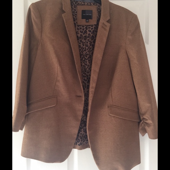 NWOT The Limited camel blazer, never worn.