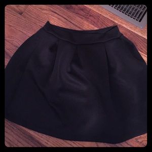 Black skater skirt