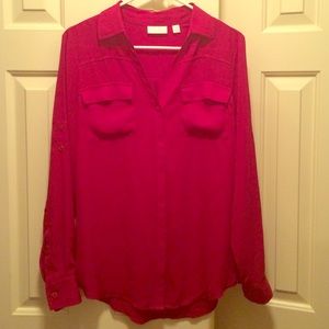New York and Company Button Down Blouse