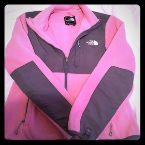 Pink women's north face