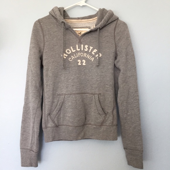 Grey Hollister Hoodie