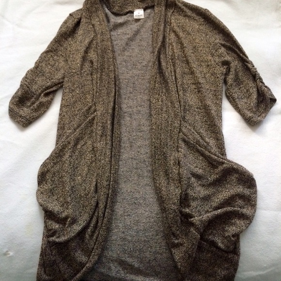 Metallic Knit Cardigan