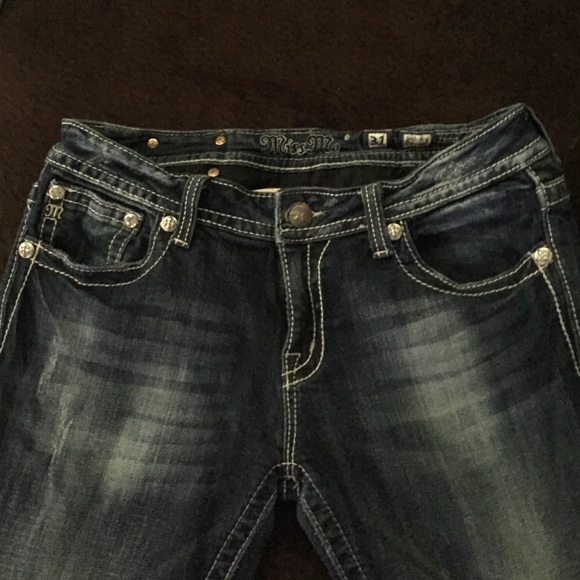 Size 31 straight leg MISS ME jeans! - Picture 3 of 3