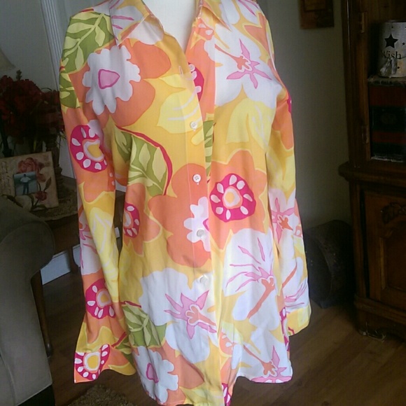 100% silk blouse