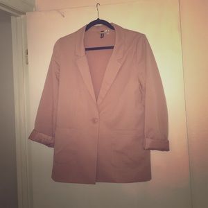 Pale pink blazer. Size 12