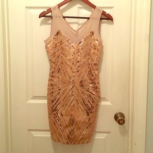 Gorgeous gold party dress