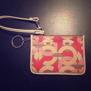 Coach  card holder / keychain! Never used!!