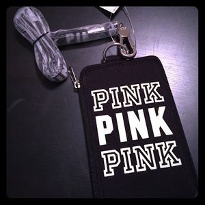 BNWT PINK by VS card/ID holder