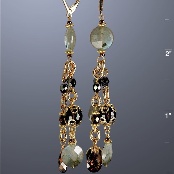 Rachel Reinhardt labradorite 'Grace' earrings