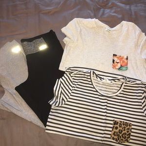 PINK's two pairs of yoga & two shirts