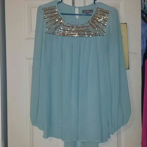 Beautiful baby doll sleeve shirt