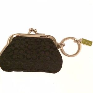 Coach Signature coin purse