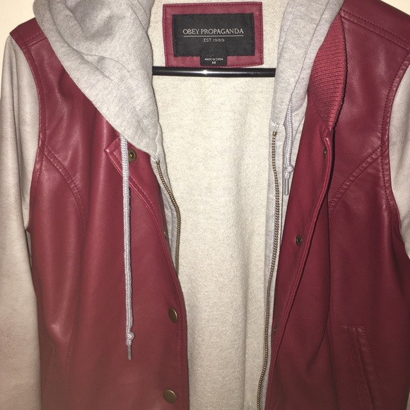 Leather Bomber Jacket from Urban Outfitters - Picture 4 of 4