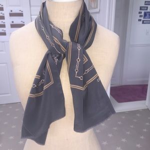 Celine authentic scarf 10x43 in silk