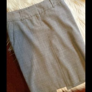 Gray Express Pencil skirt Cheetah Lining