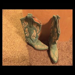 Turquoise Corral Western Boots
