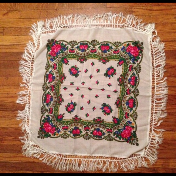 Floral scarf