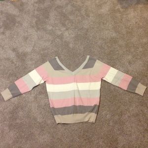 The Limited striped sweater size large