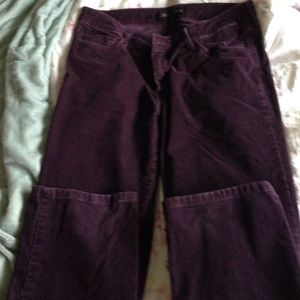Levi's purple straight cut cords