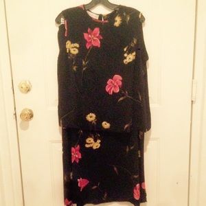 Jones New York tank and skirt floral suit set