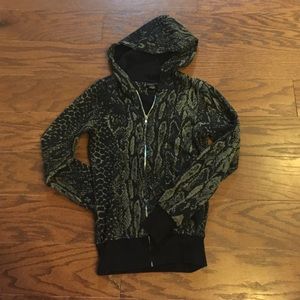 Daytrip amazing print, zipper hoodie! Women's S