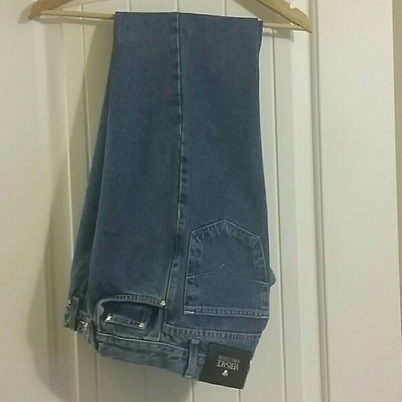 High waisted Versace blue jeans - Straight Leg