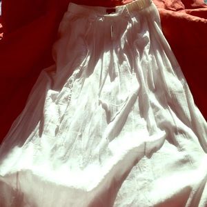 J. Crew long white skirt. Gorgeous!
