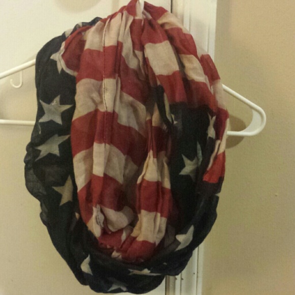 American Flag Infinity Scarf