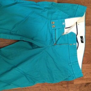 Turquoise CityFit Ankle Length Pants