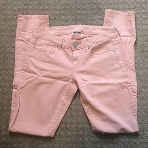 Salmon/pink Jeans
